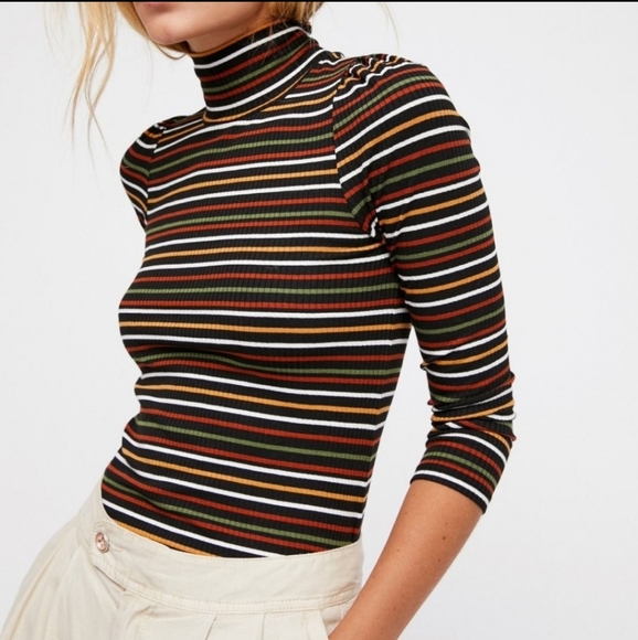Free People Sweaters - Free people I'm Cute turtleneck - black sm